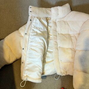 Faux Fur Puffer Coat